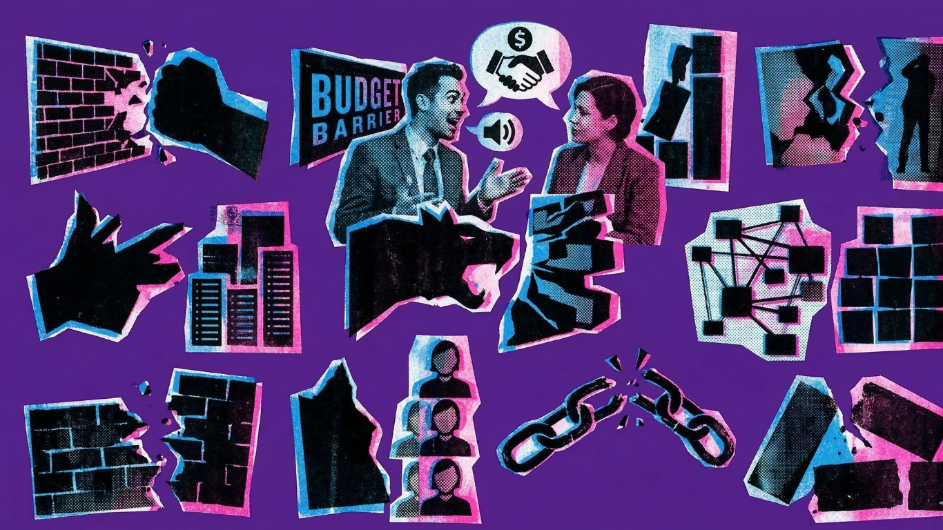 Illustration KPIs commerciaux B2B avec graphiques et indicateurs de performance