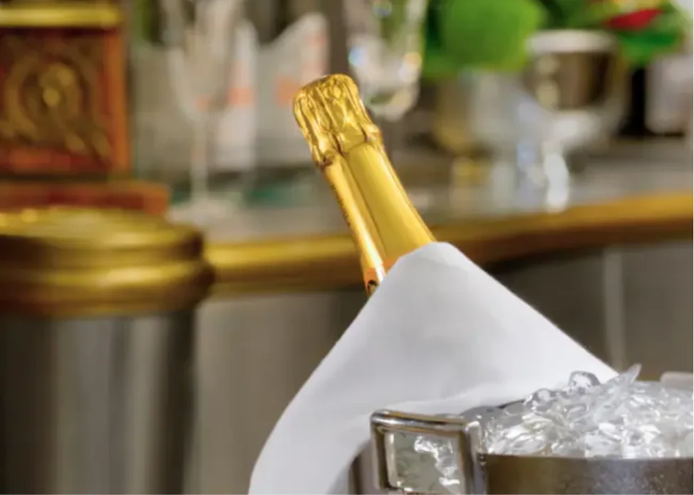 Champagne on ice
