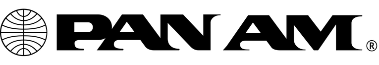 Pan Am Logo + Wordmark in black