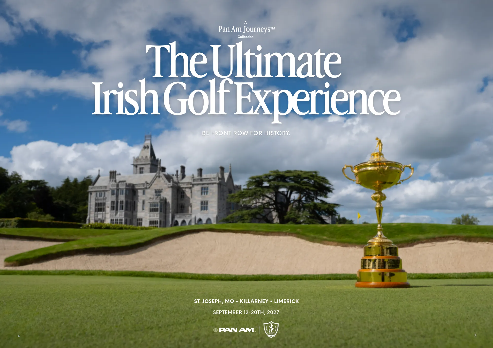 The Ultimate Irish Golf Experience brochure cover