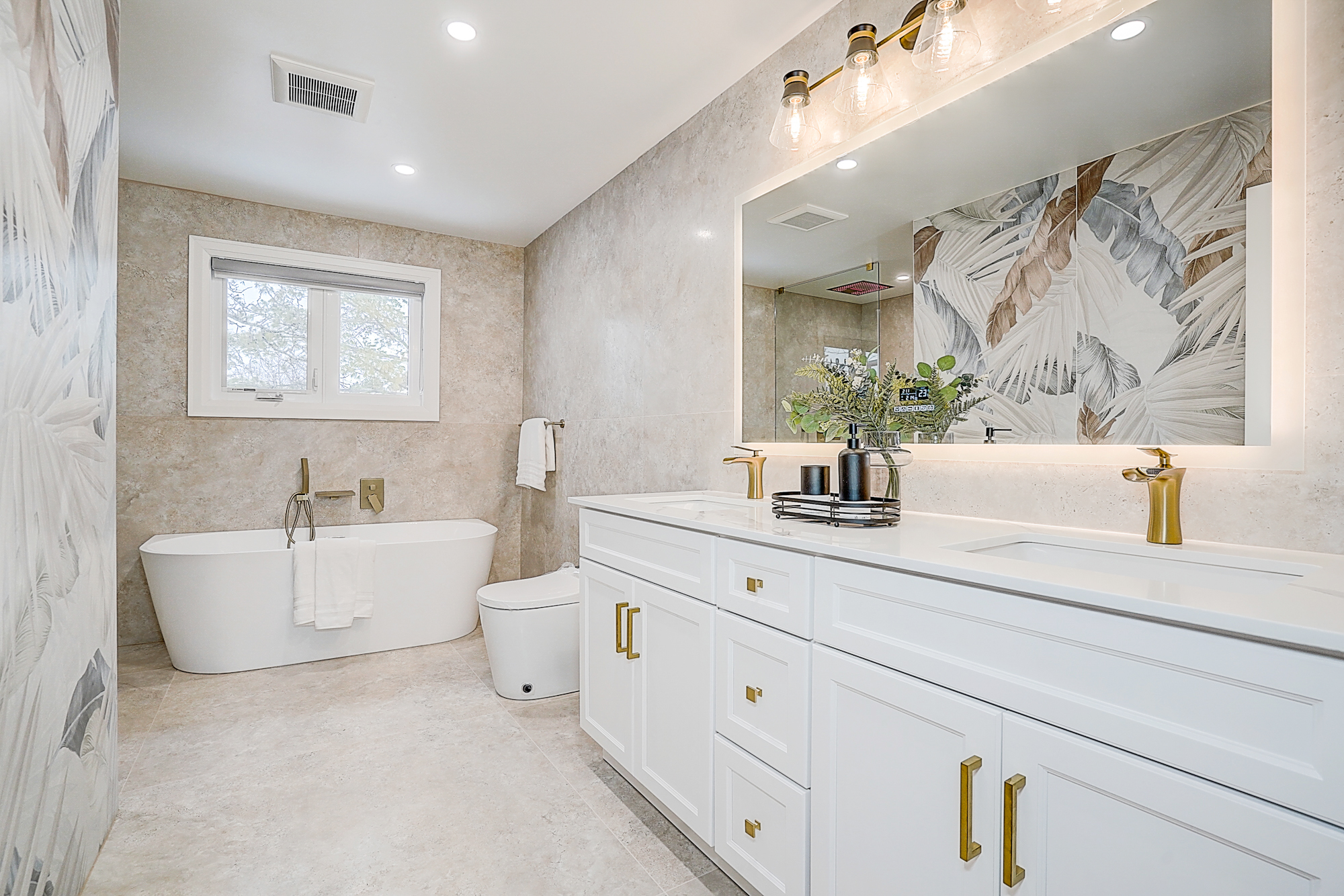 Renovated bathroom
