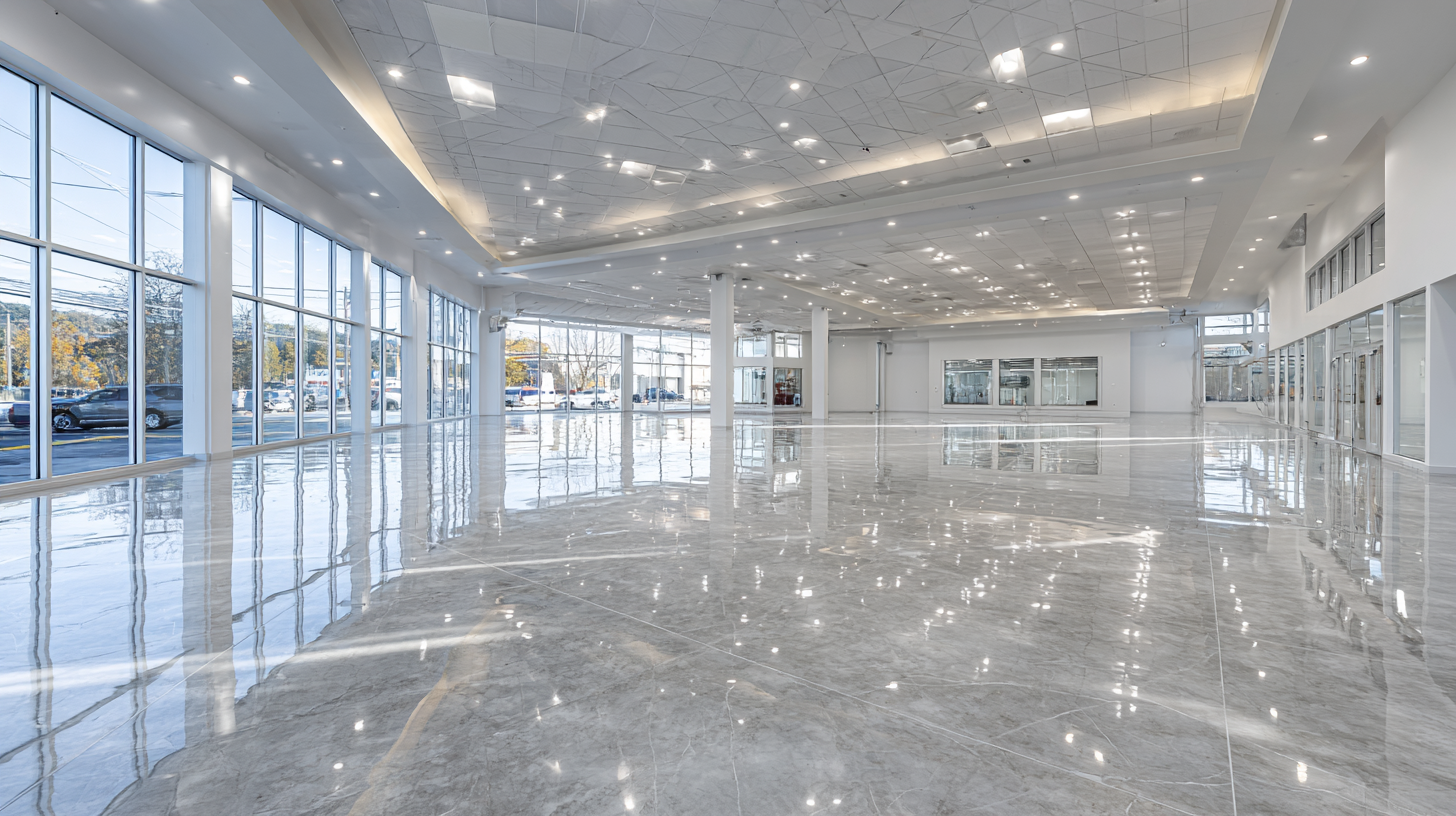Showroom Epoxy Flooring –Car Dealership, Broken Arrow, OK