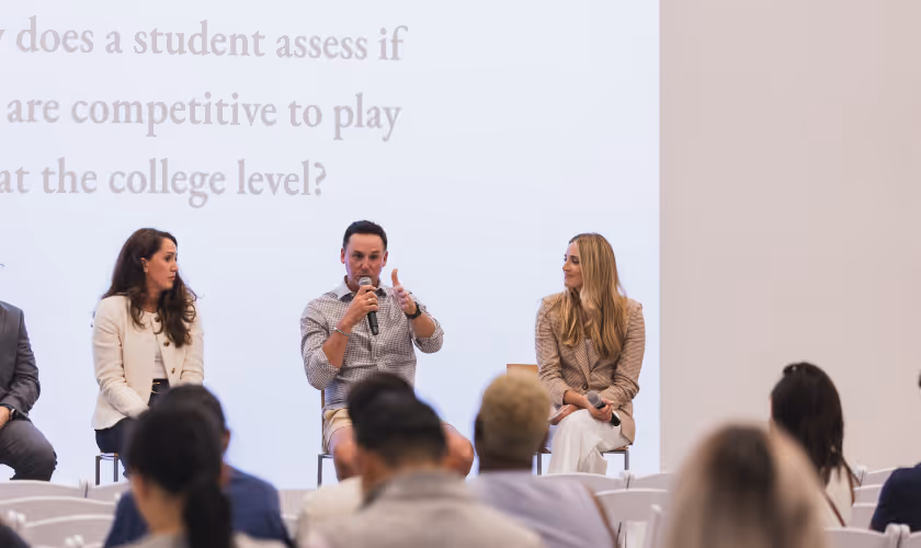 College preparation and sport recruiting panel session