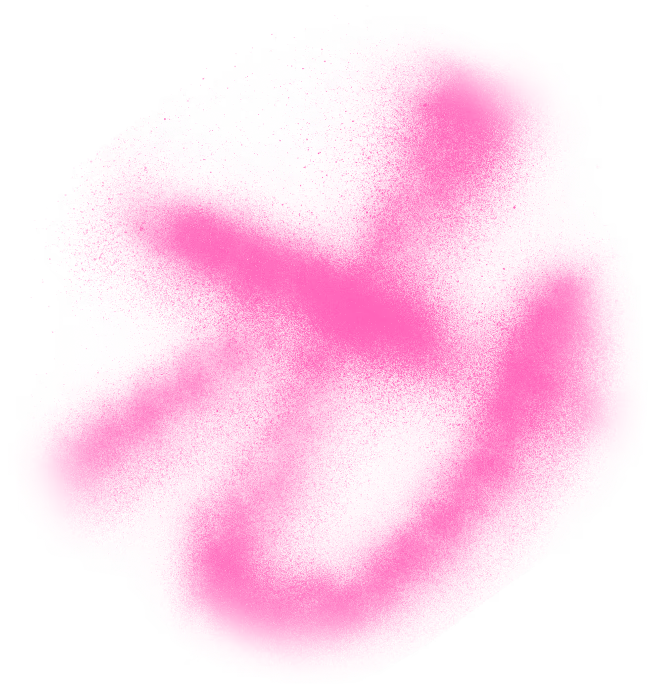 Pink spray paint graphic 