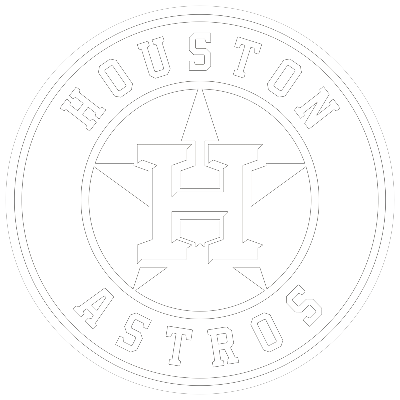 Houston Astros logo featuring a bold H over a star enclosed in a circular border with the team name.