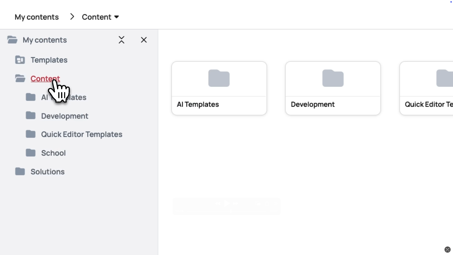 Tree View - AI Natural Language Control