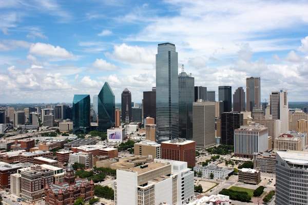 Overlooking Dallas from the Reunion Tower.