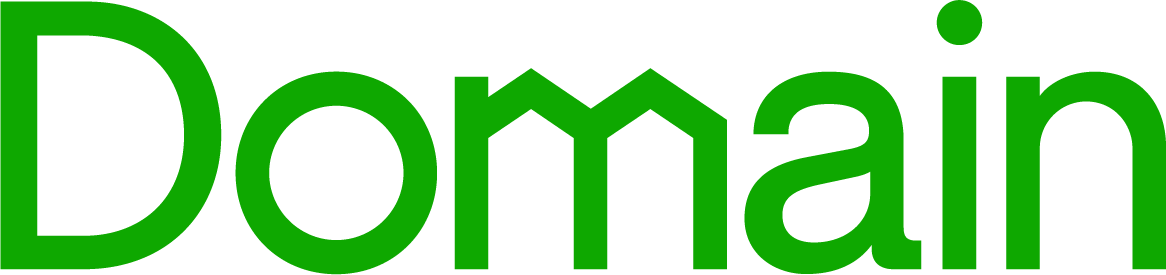 The logo for Domain.