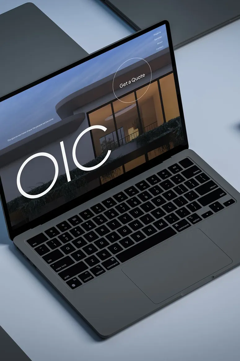 Premium website for architecture and interior design studio