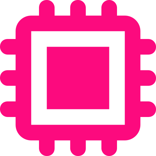 pink cpu icon