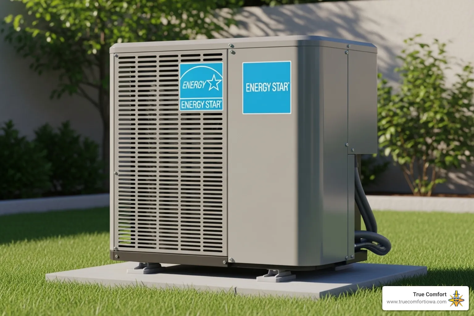 ENERGY STAR logo on an AC unit - ac replacement des moines
