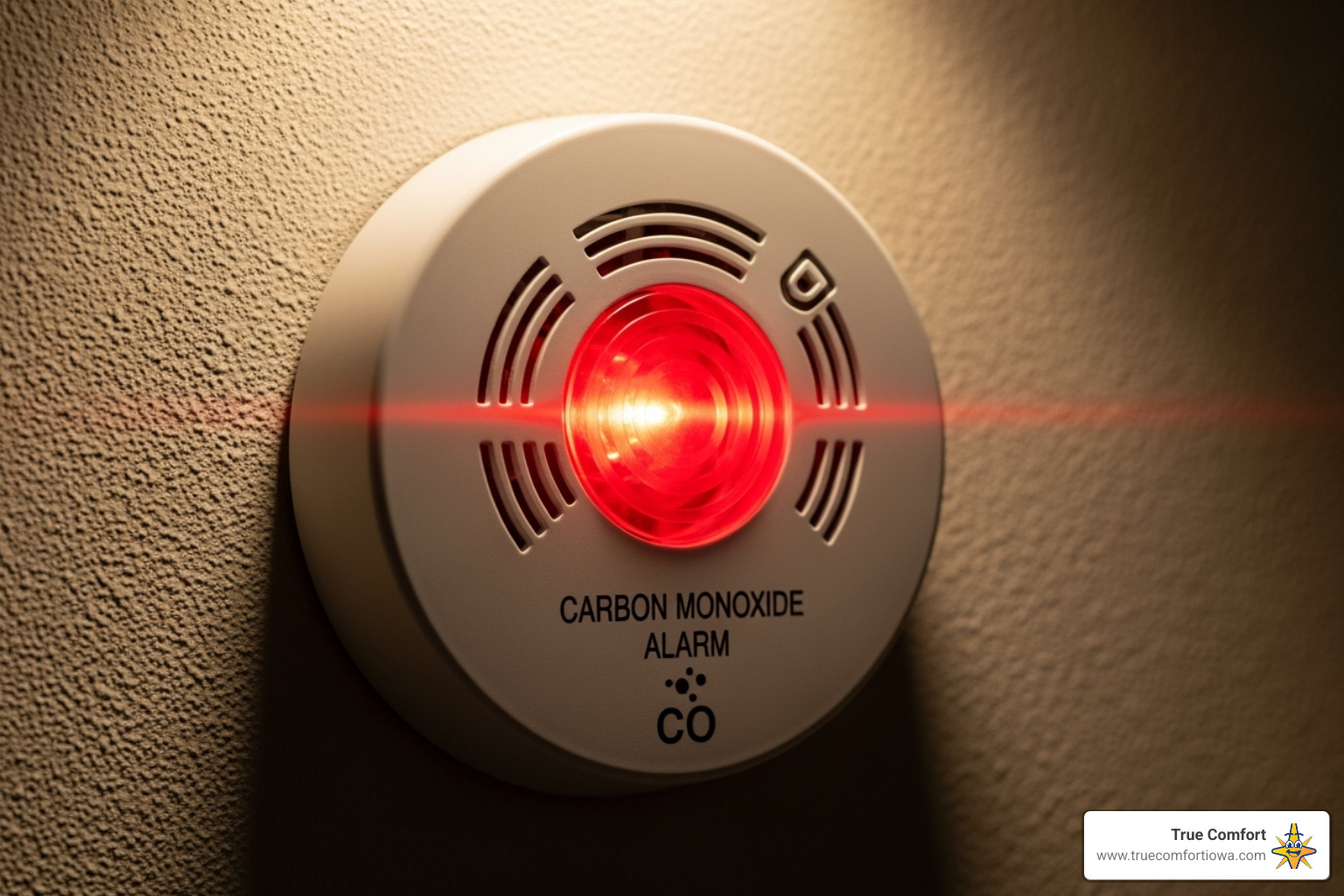 carbon monoxide detector alarming - 24 hour furnace repair des moines