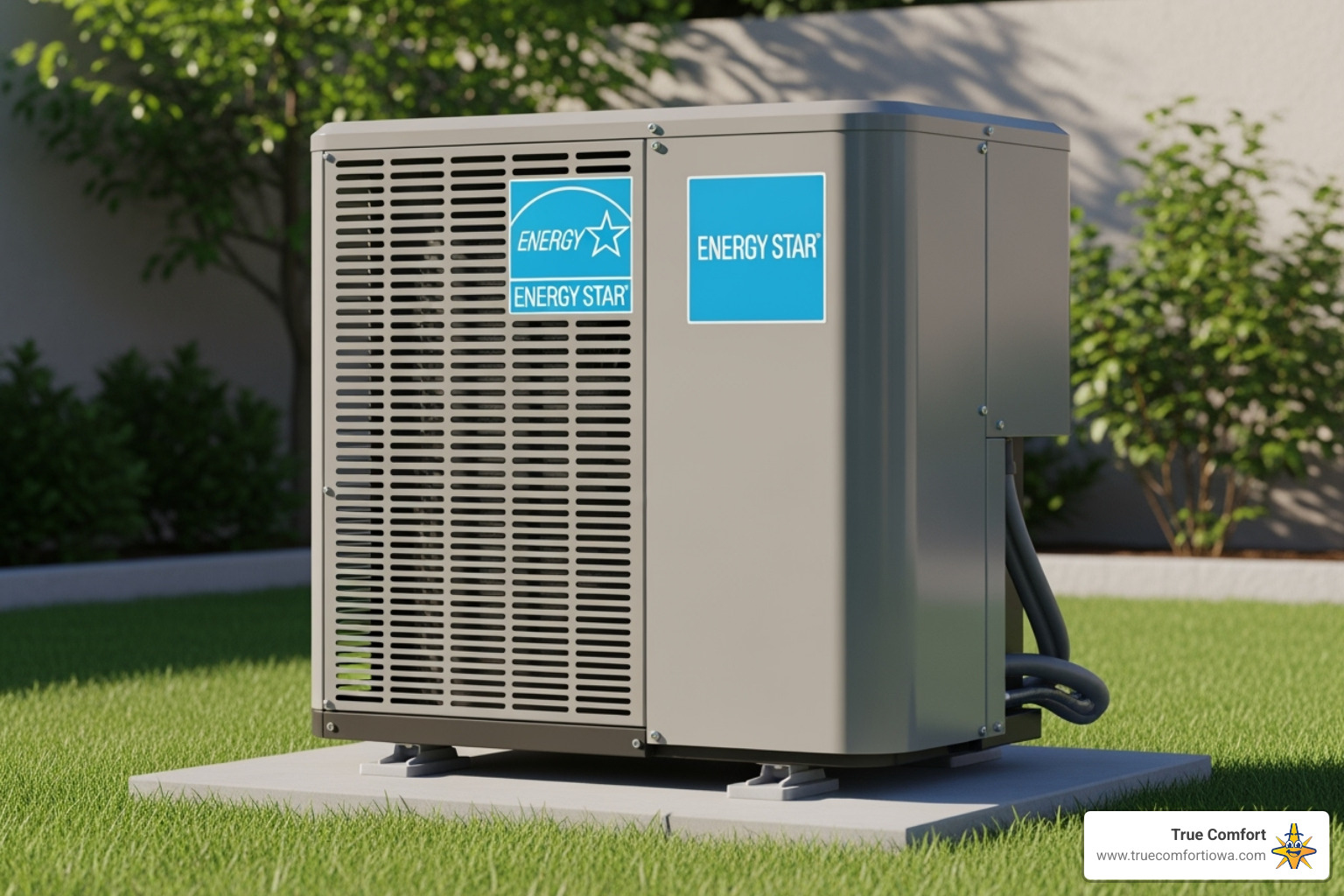 ENERGY STAR logo on an AC unit - ac replacement des moines