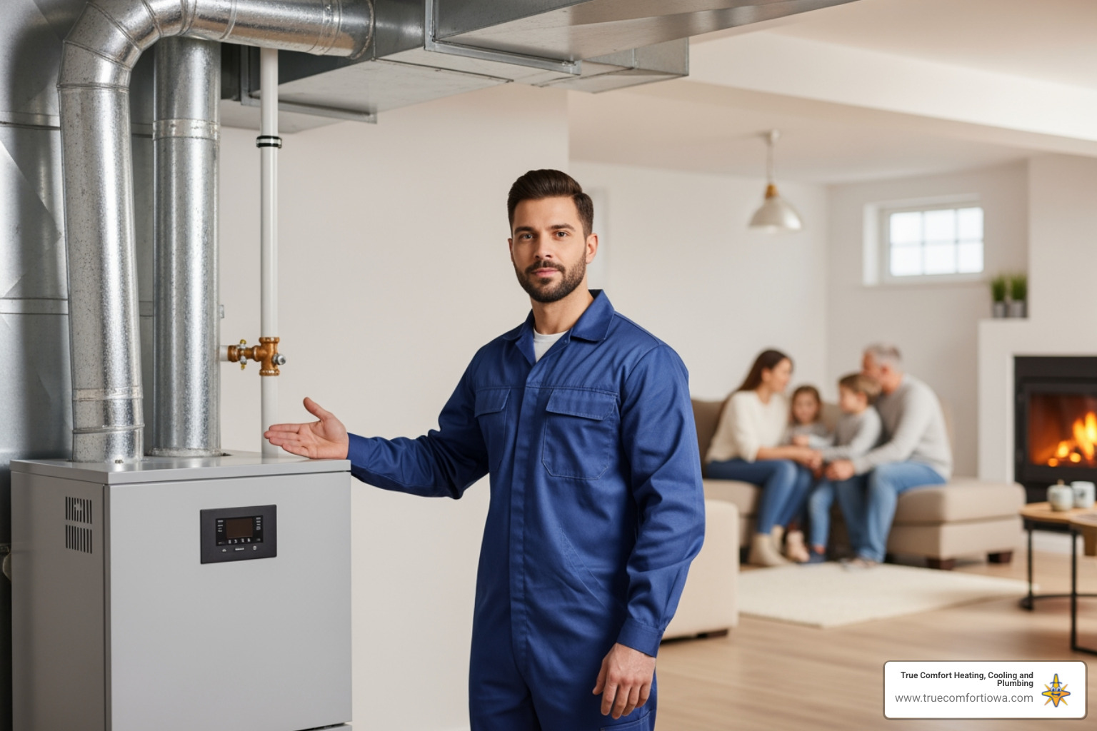 Infographic showing the key benefits of professional furnace installation in Urbandale: improved energy efficiency with AFUE ratings explained, proper sizing for Iowa winters, safety compliance and code adherence, warranty protection, reduced heating costs up to 30 percent, and reliable winter comfort - furnace installation in urbandale, ia Infographic showing the key benefits of professional furnace installation in Urbandale: improved energy efficiency with AFUE ratings explained, proper sizing for Iowa winters, safety compliance and code adherence, warranty protection, reduced heating costs up to 30 percent, and reliable winter comfort - furnace installation in urbandale, ia