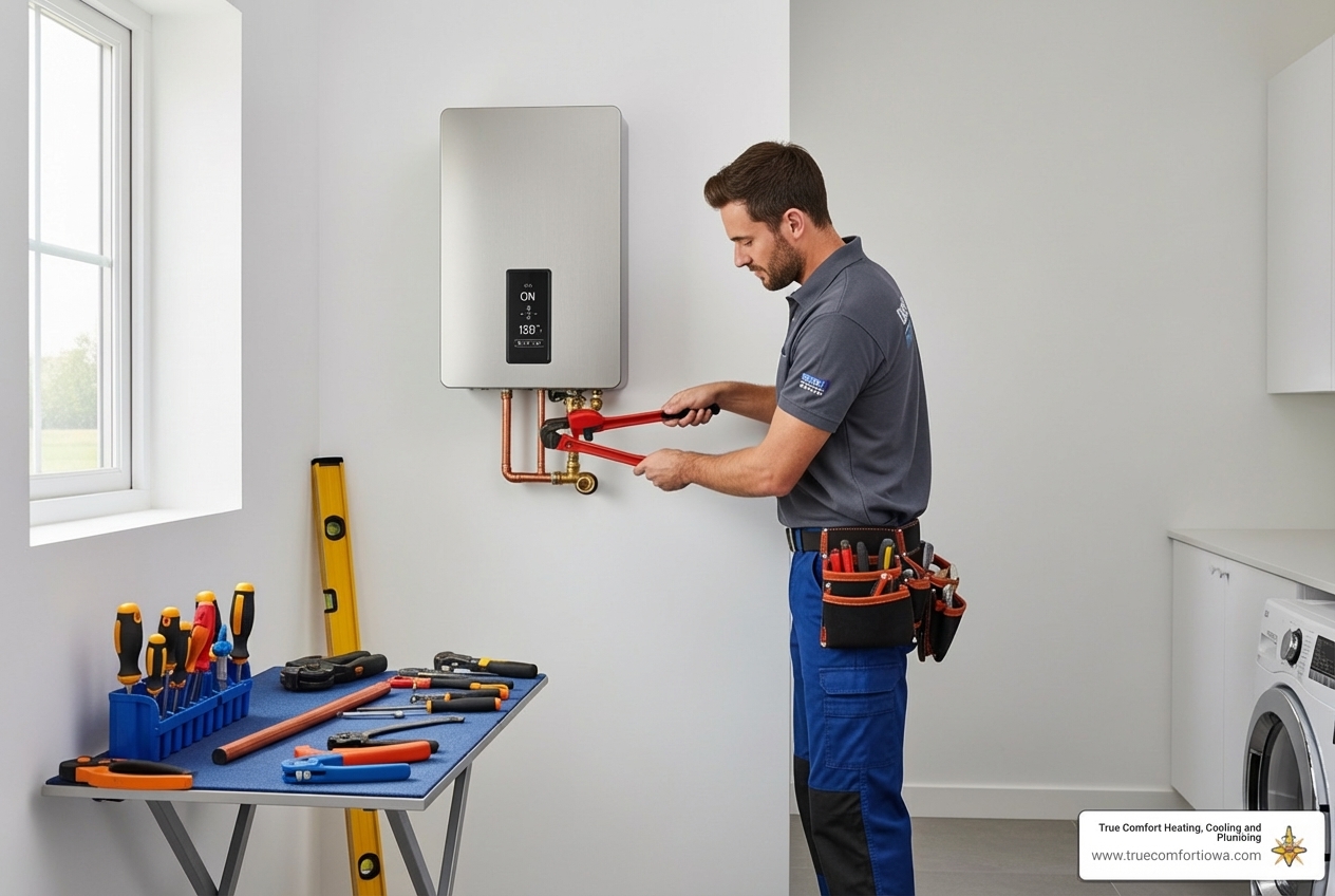 Seamless Hot Water: Professional Tankless Installation in Urbandale, IA