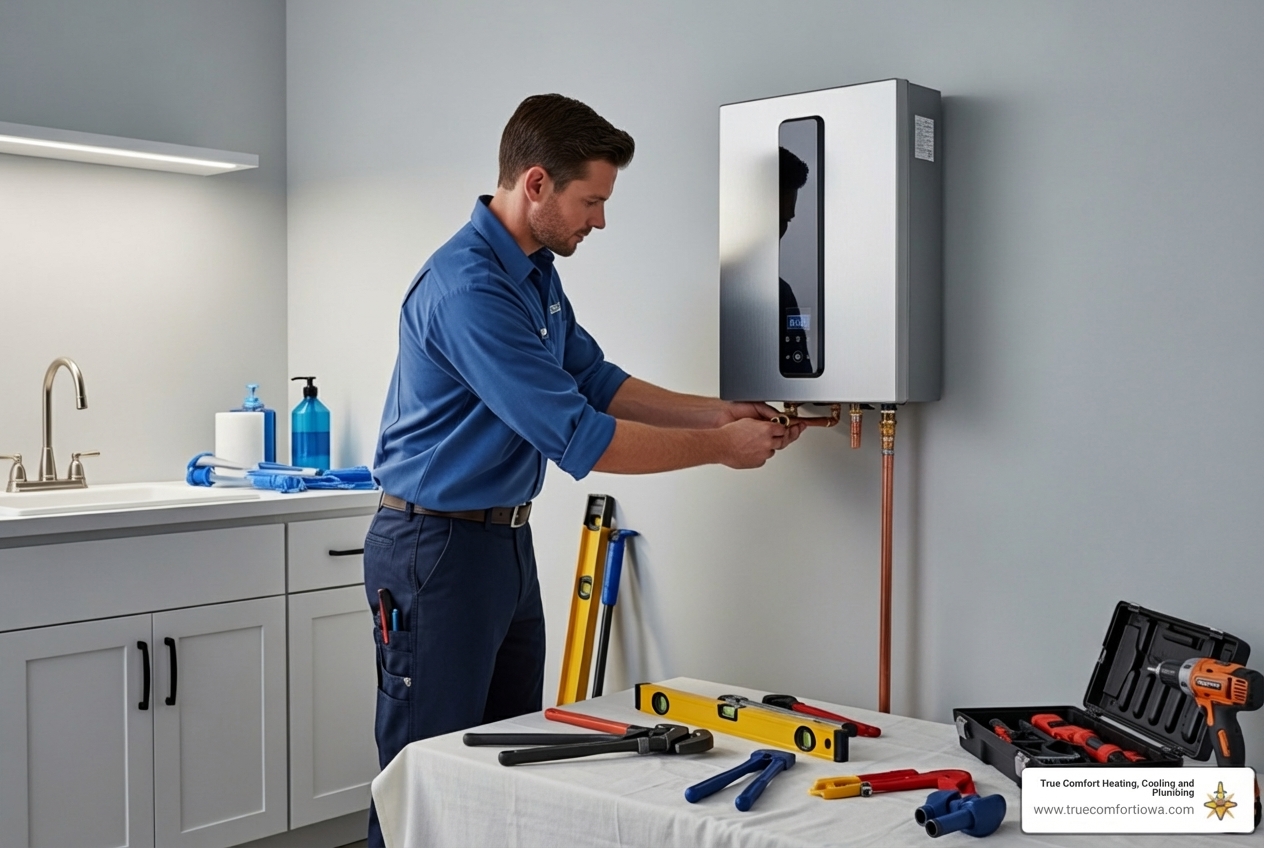 Upgrade Your Home: Tankless Water Heater Installation in Des Moines, IA