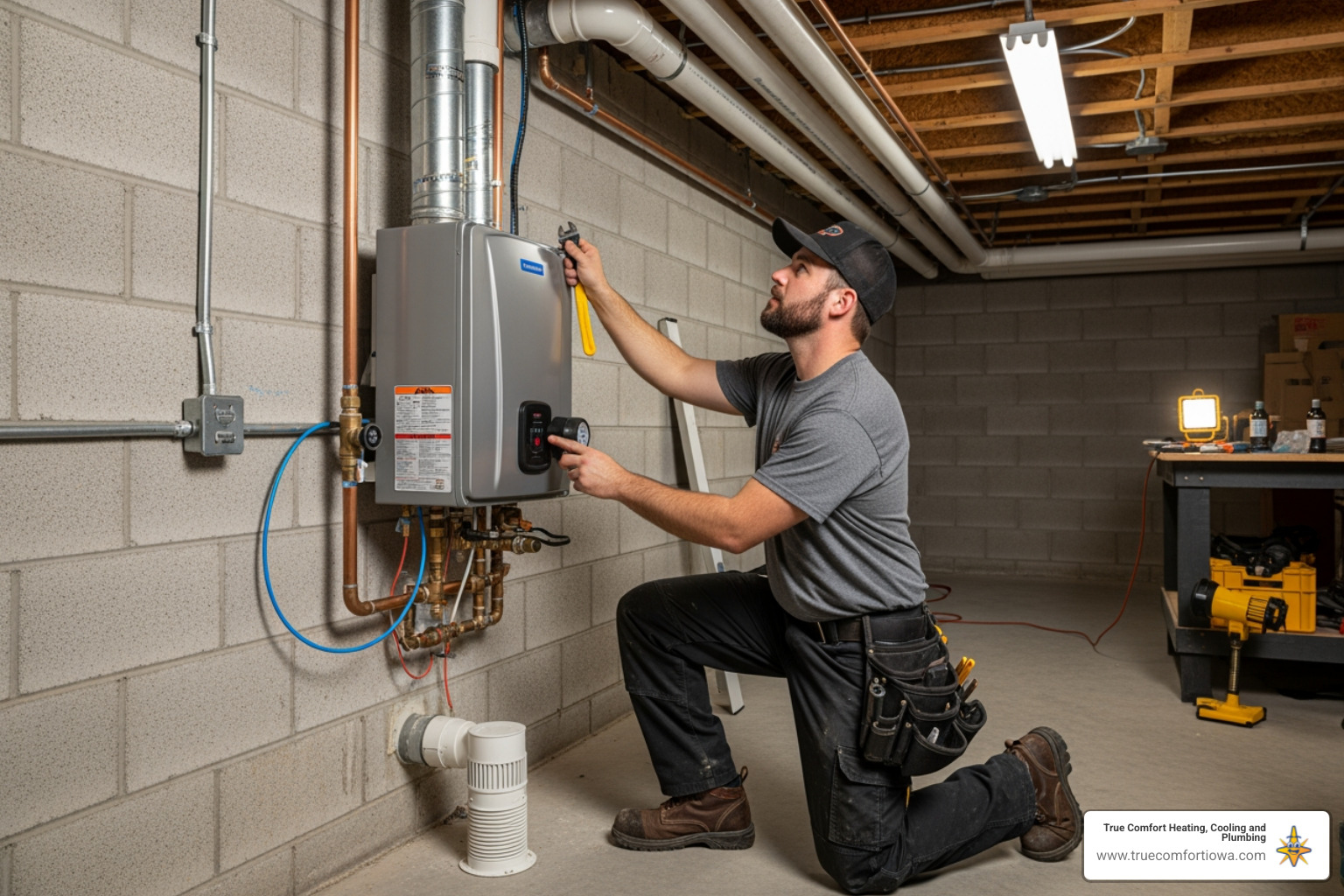 Seamless Tankless Water Heater Installation Services in West Des Moines, IA