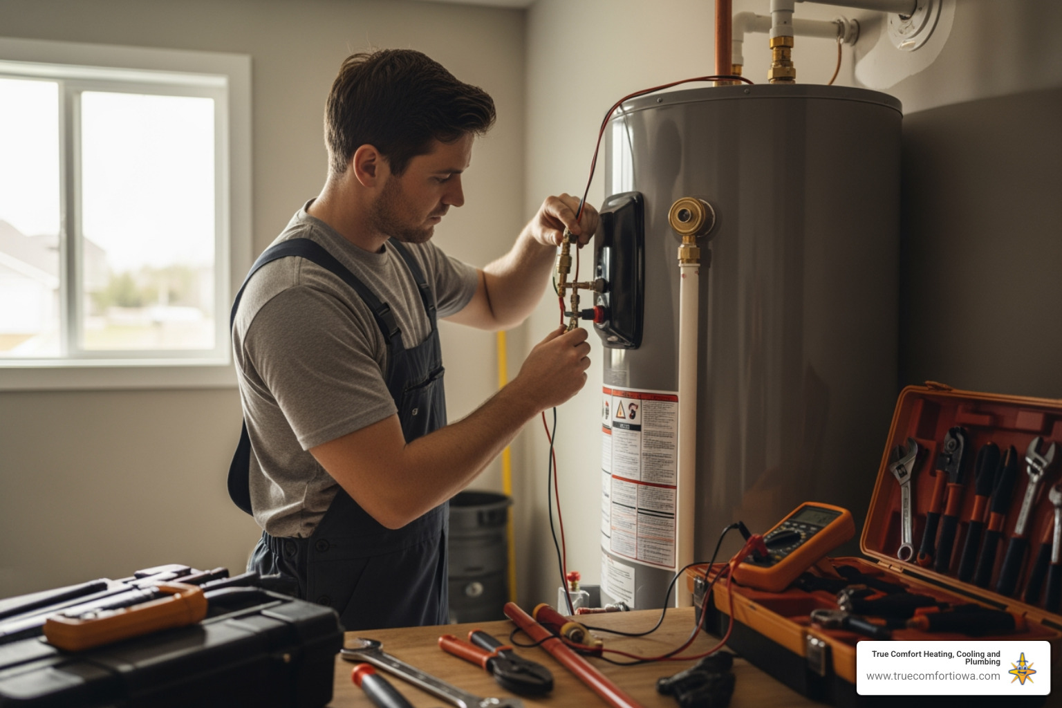 emergency water heater installation in ankeny, ia