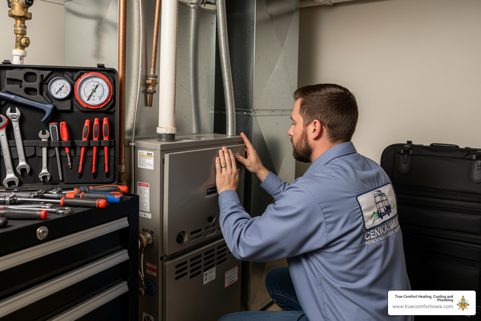 furnace installation in des moines, ia