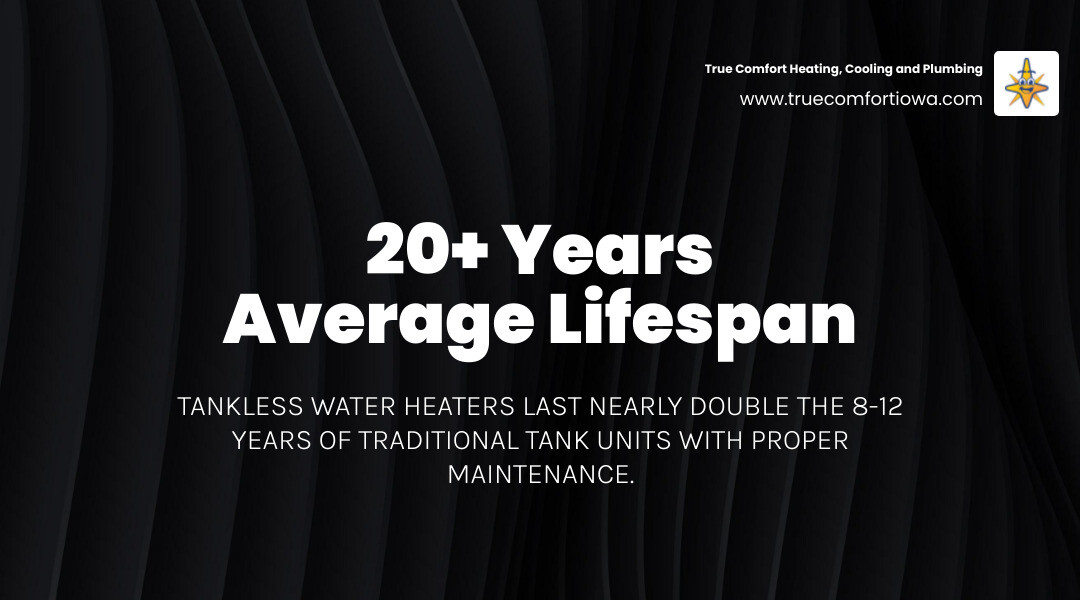 Infographic comparing tankless vs traditional water heater lifespan and key longevity factors - how long do tankless water Infographic comparing tankless vs traditional water heater lifespan and key longevity factors - how long do tankless water