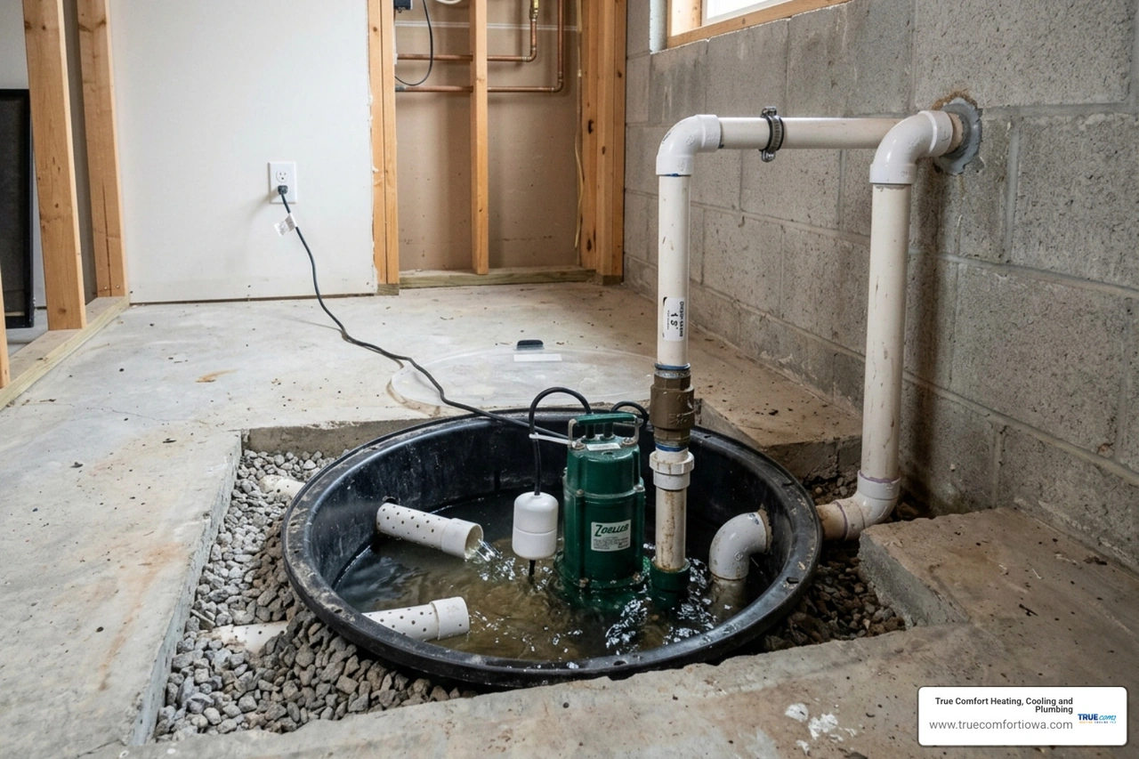 The Iowa Homeowner's Guide to Sump Pump Basics
