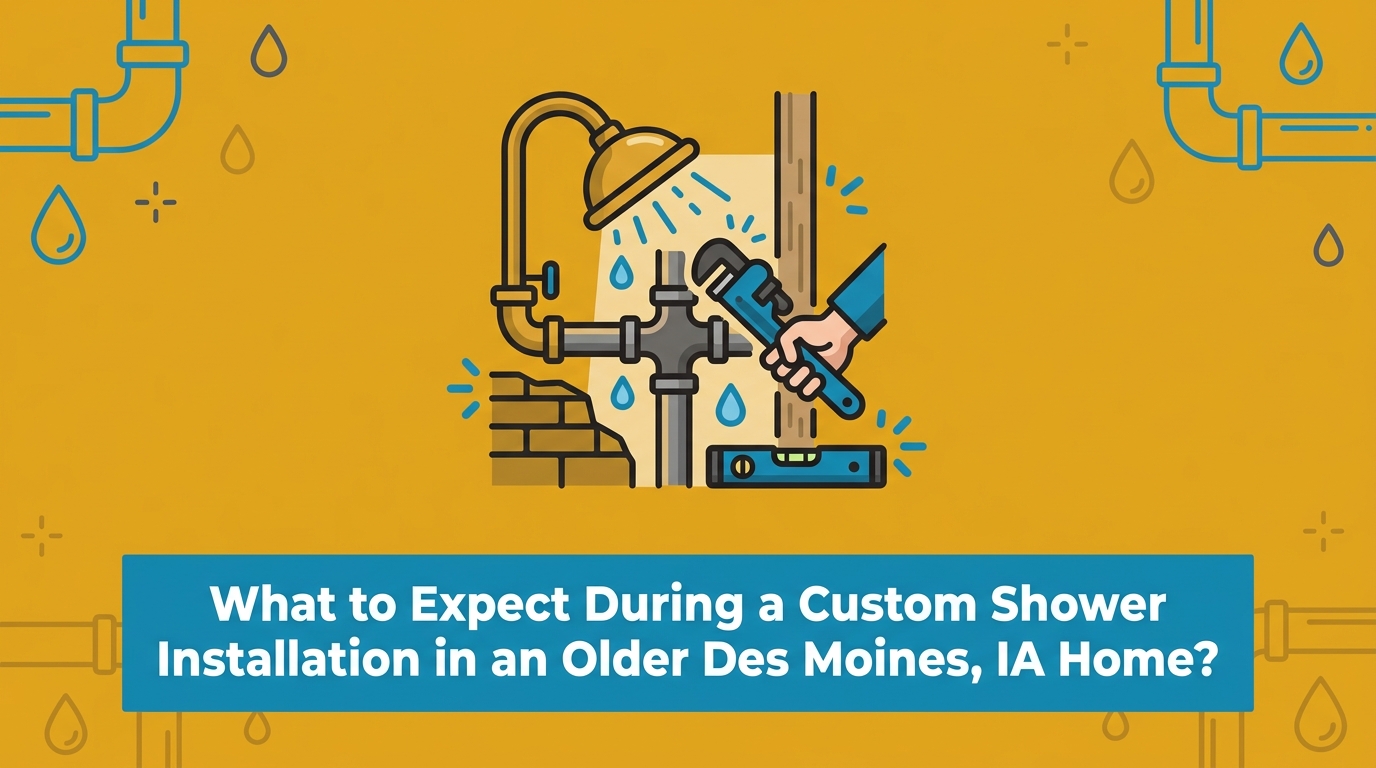 What to Expect During a Custom Shower Installation in an Older Des Moines Home