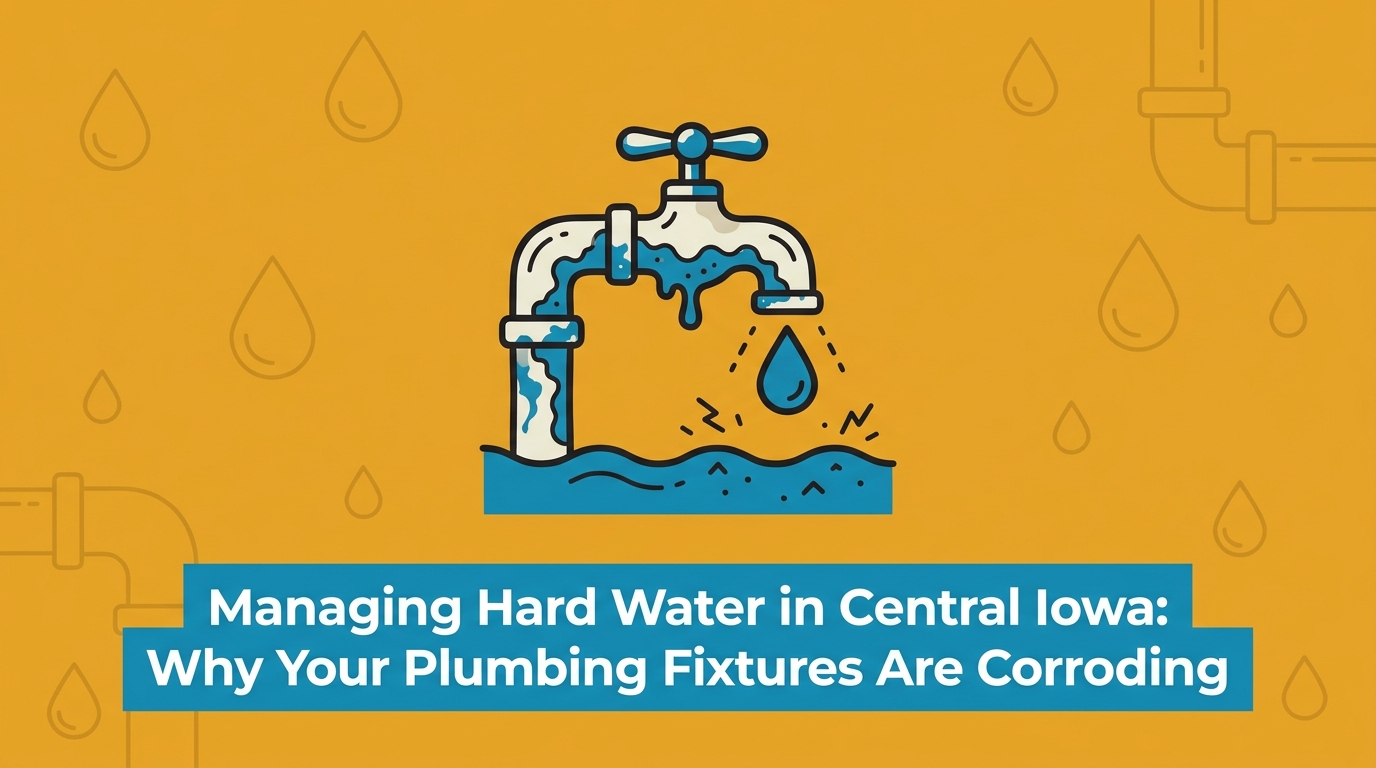 Managing Hard Water in Central Iowa: Why Your Plumbing Fixtures Are Corroding