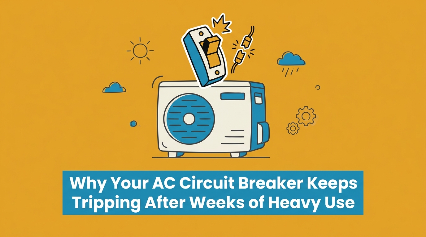Why Your AC Circuit Breaker Keeps Tripping After Weeks of Heavy Use