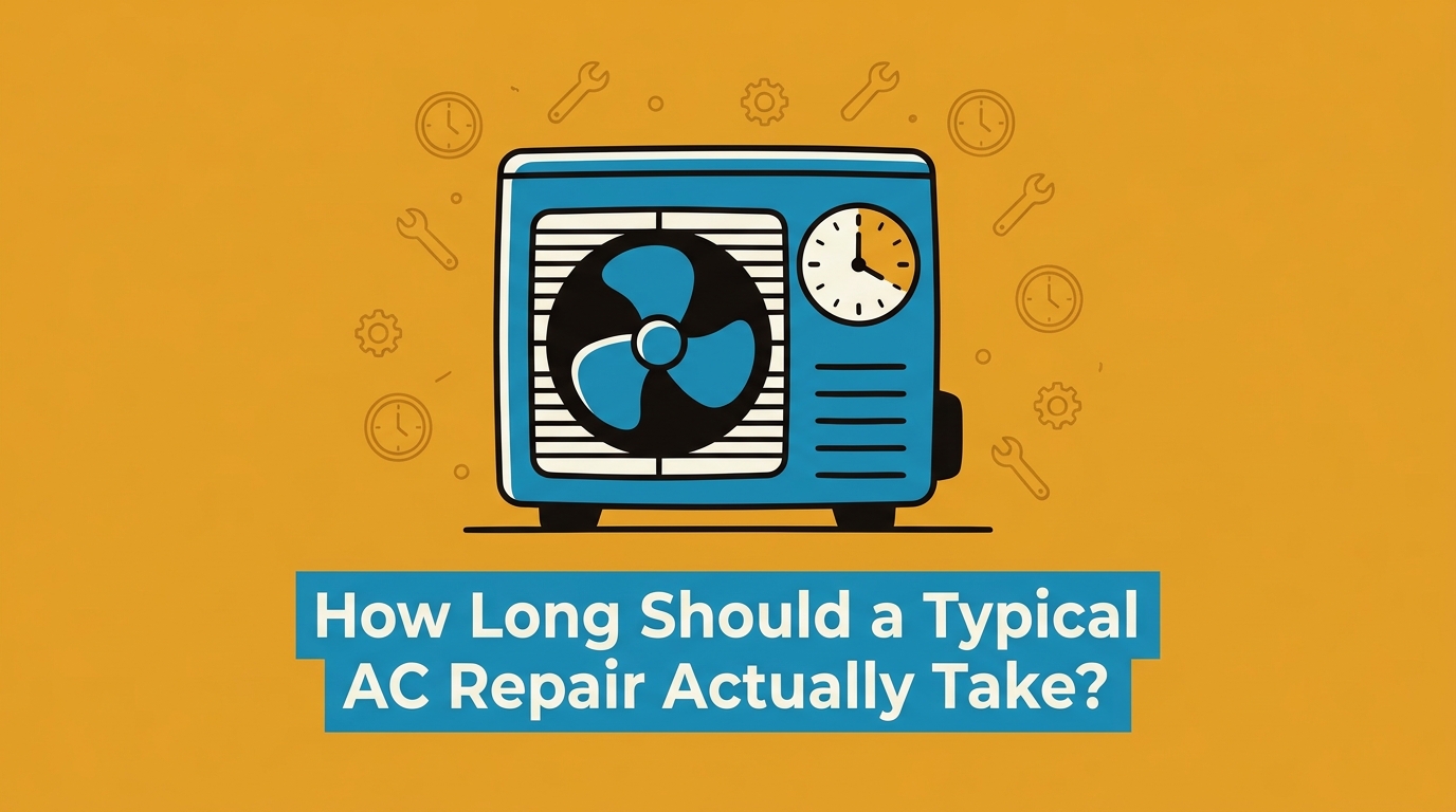 How Long Should a Typical AC Repair Actually Take?