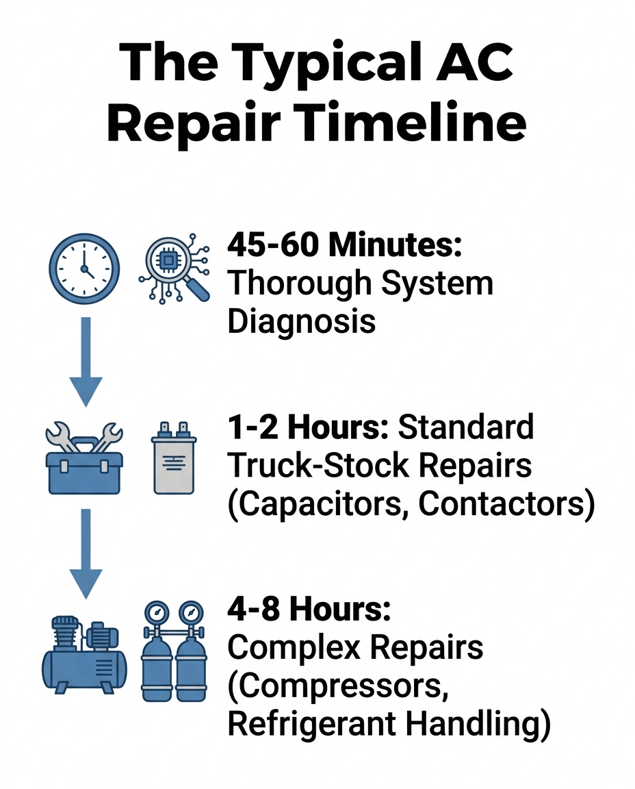 The Typical AC Repair Timeline