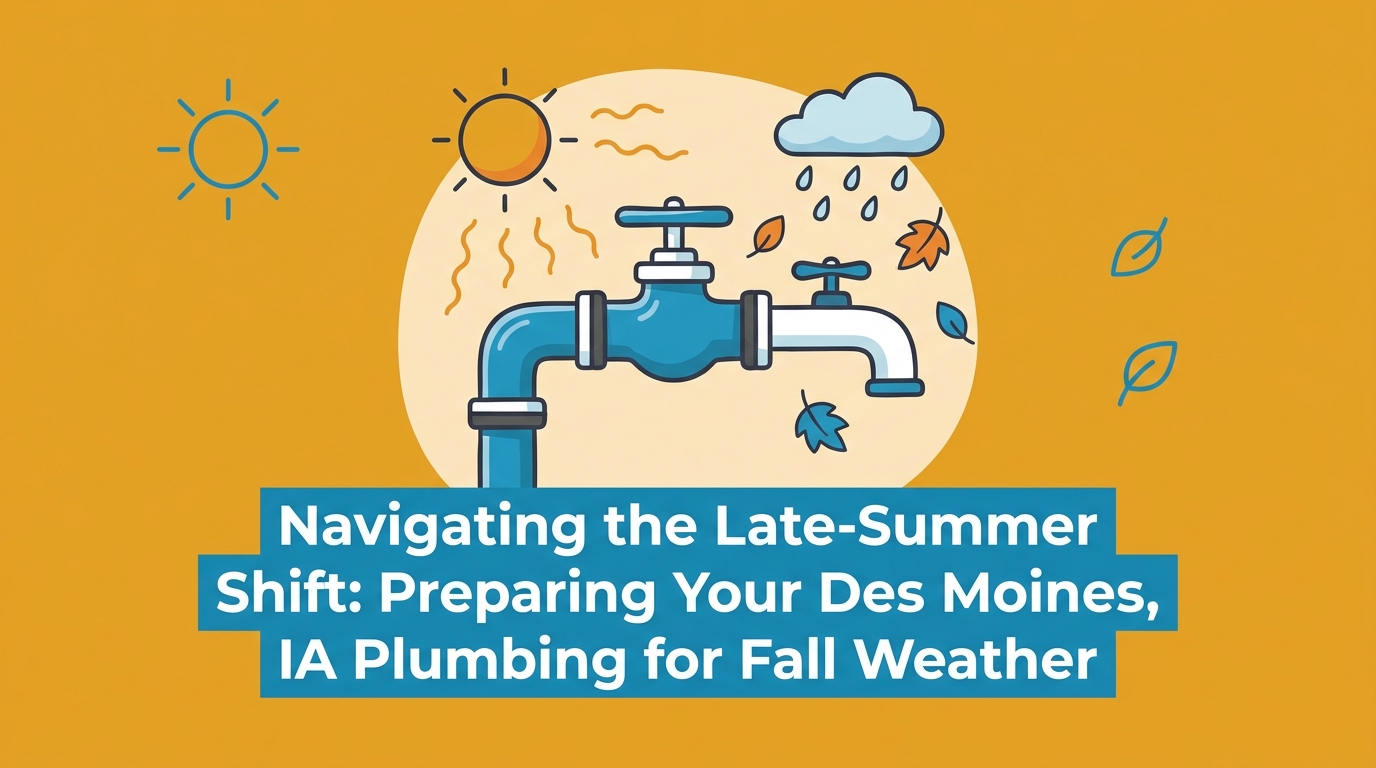 Preparing Your Des Moines Plumbing for the Shift from Summer to Fall Weather