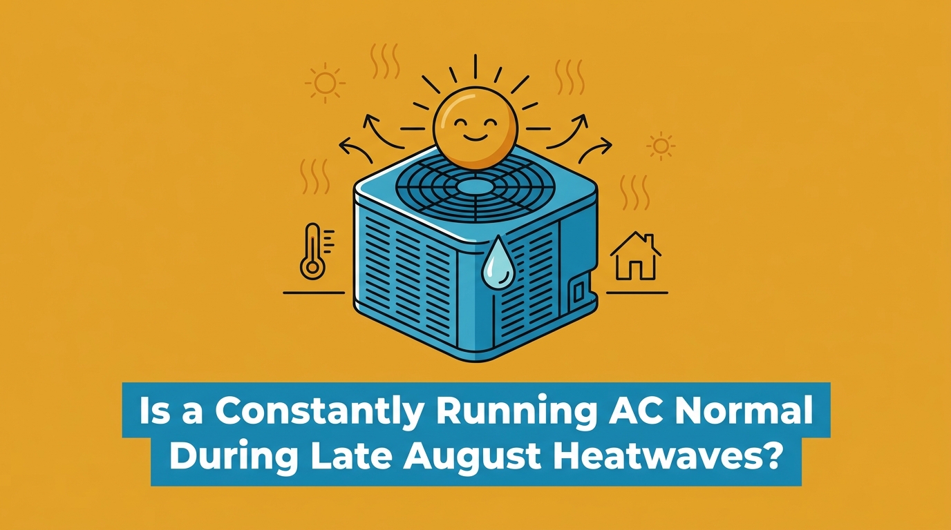 Is a Constantly Running AC Normal During Late August Heatwaves?