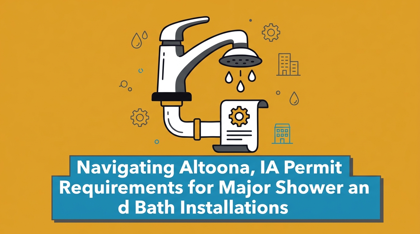 Navigating Altoona's Permit Requirements for Major Shower and Bath Installations