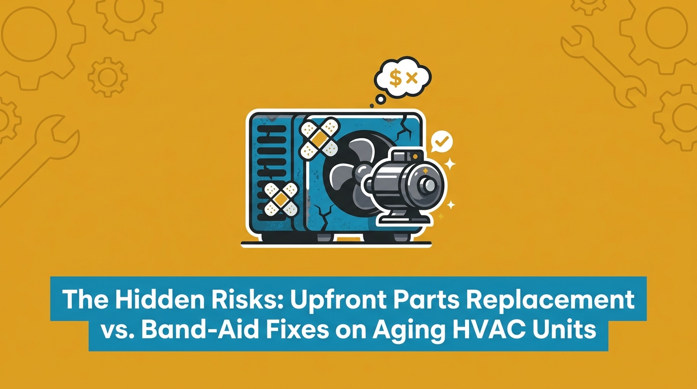 Upfront Parts Replacement vs. Band-Aid Fixes on Aging HVAC Units
