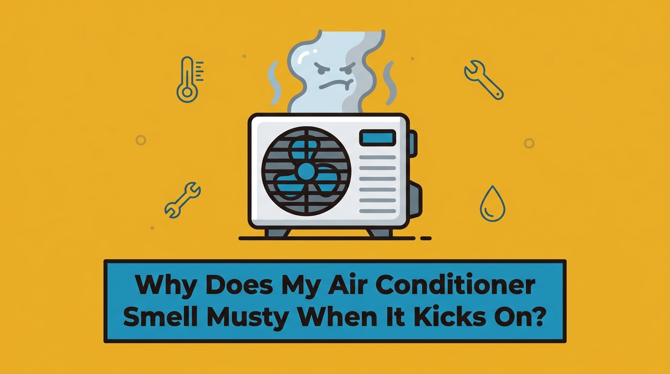 Why Does My Air Conditioner Smell Musty When It Kicks On?