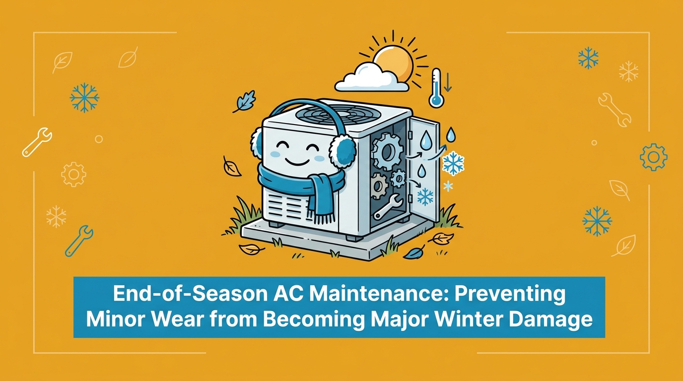 End-of-Season AC Maintenance: Preventing Minor Wear from Becoming Major Winter Damage