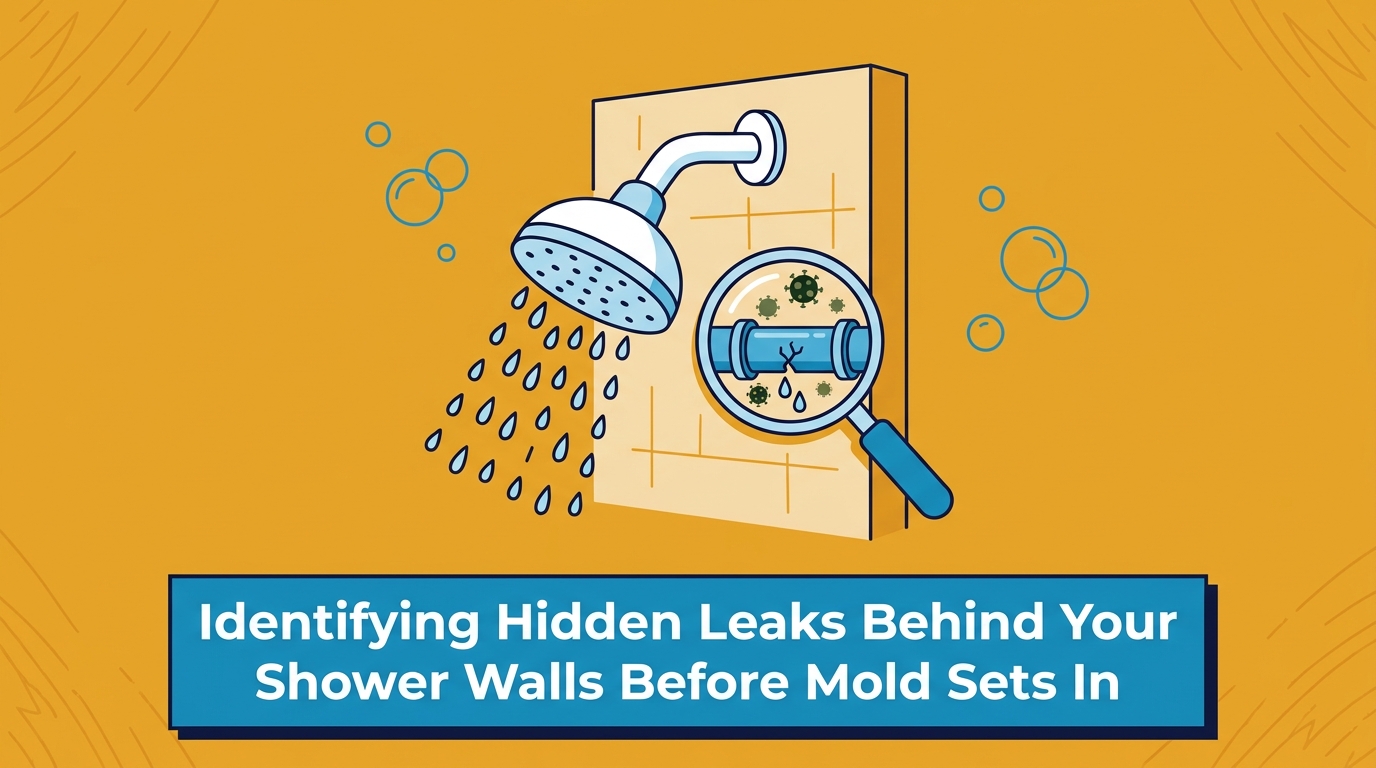 Identifying Hidden Leaks Behind Your Shower Walls Before Mold Sets In