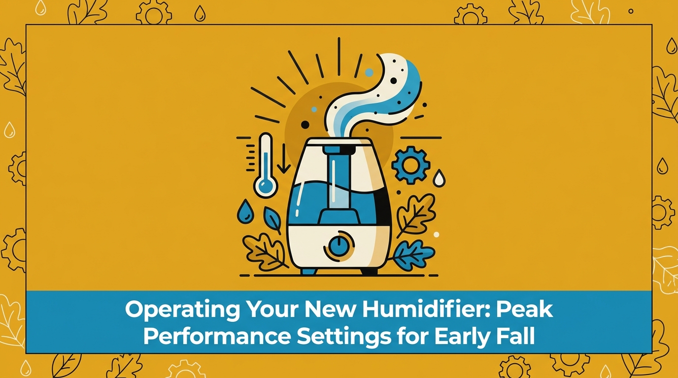 Operating Your New Humidifier: Peak Performance Settings for Early Fall