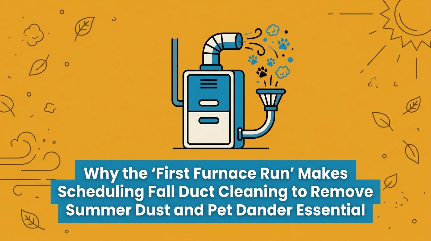 Scheduling Fall Duct Cleaning to Remove Summer Dust and Pet Dander