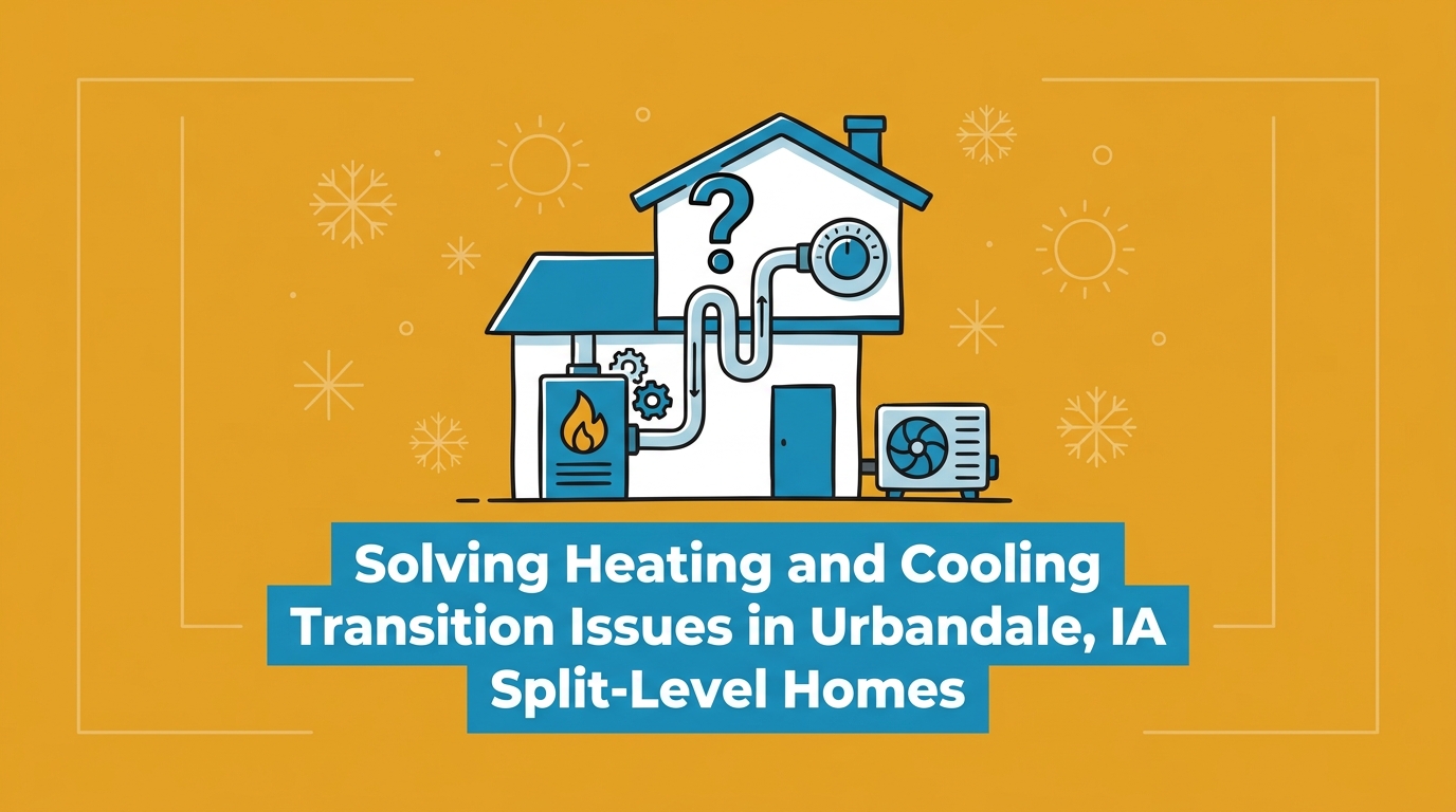 Common Heating and Cooling Transition Issues in Urbandale Split-Level Homes
