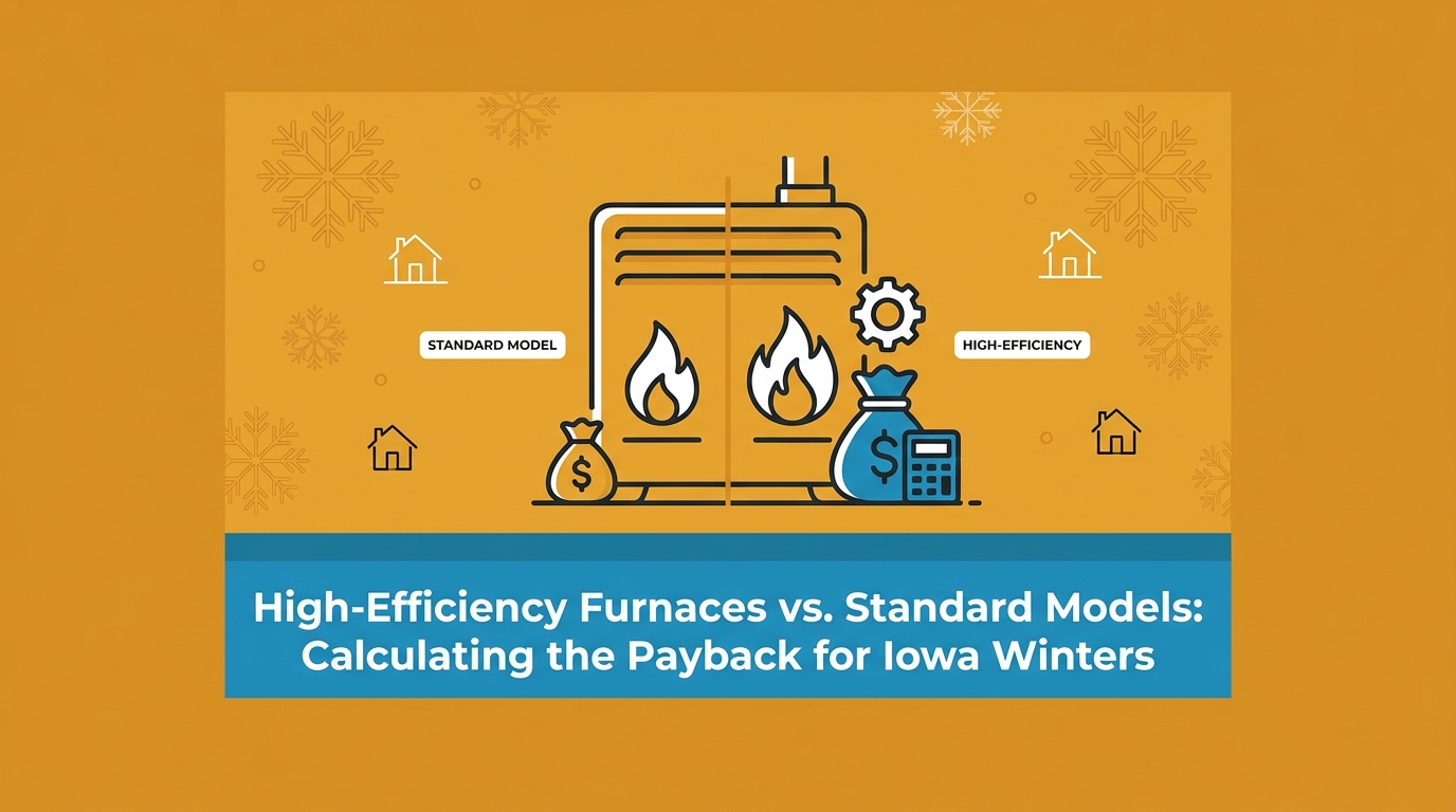High-Efficiency Furnaces vs. Standard Models: Calculating the Payback for Iowa Winters