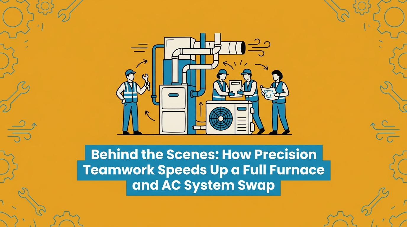 How Proper Teamwork Speeds Up a Full Furnace and AC System Swap