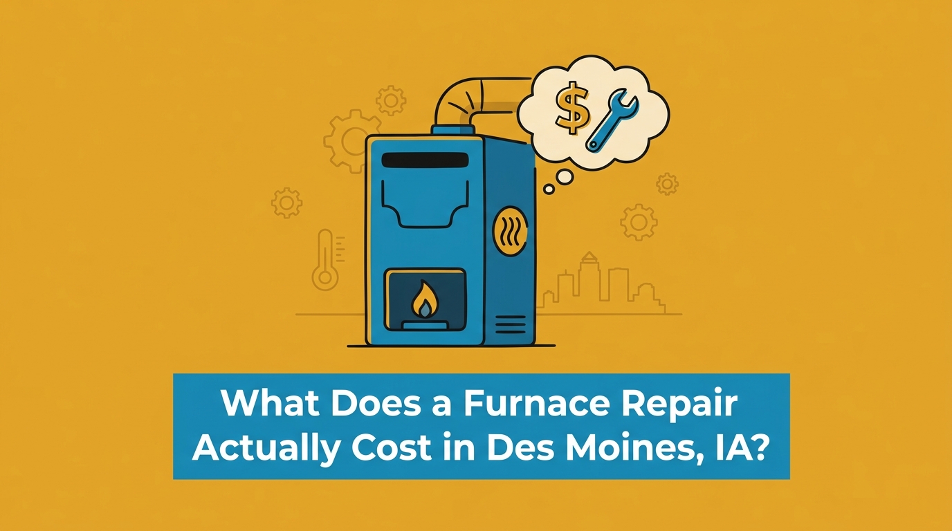 What Does a Furnace Repair Actually Cost in the Des Moines Metro?