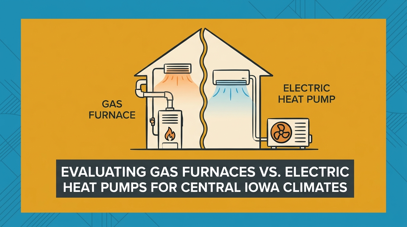 Gas Furnaces vs. Electric Heat Pumps for Central Iowa Climates