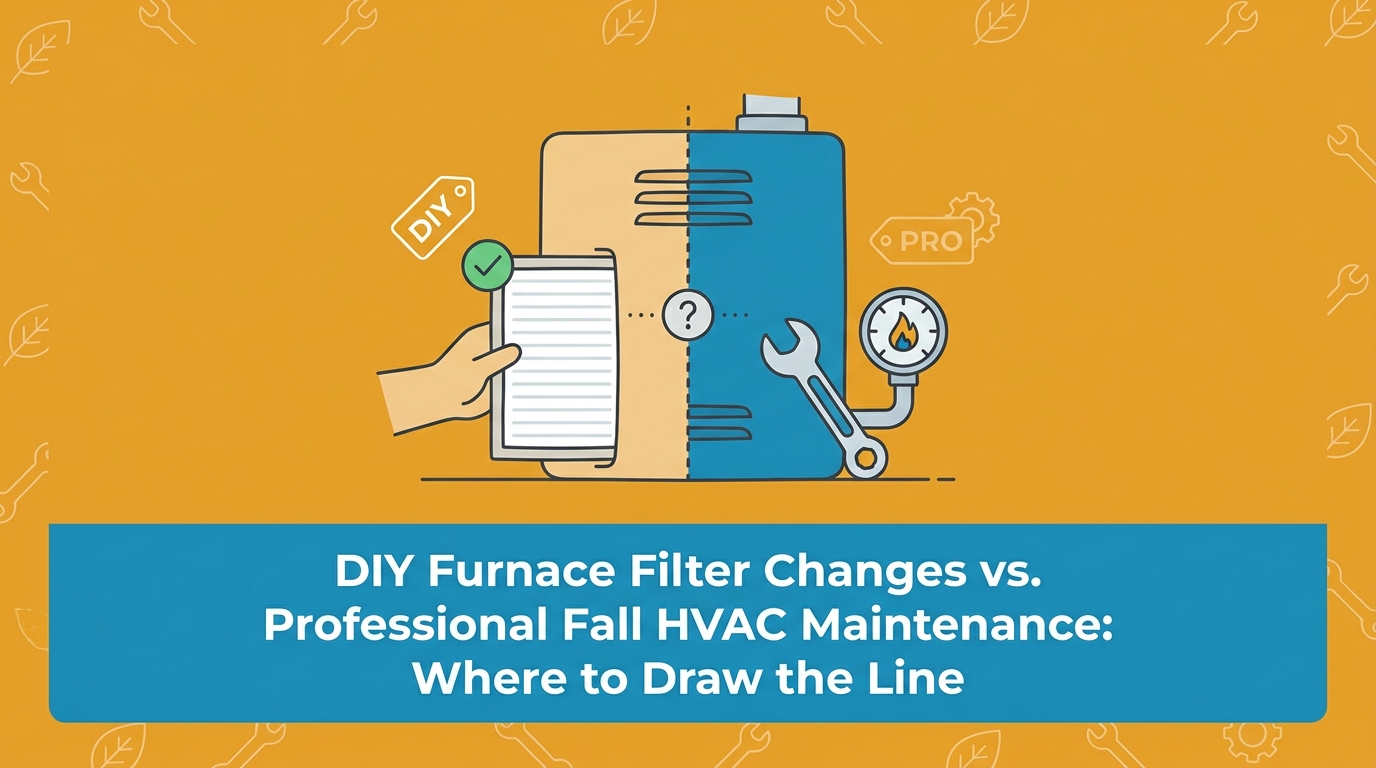DIY Furnace Filter Changes vs. Professional Fall HVAC Maintenance