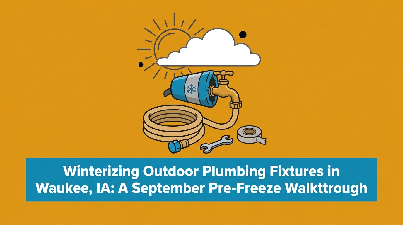 Winterizing Outdoor Plumbing Fixtures in Waukee: A Step-by-Step Walkthrough