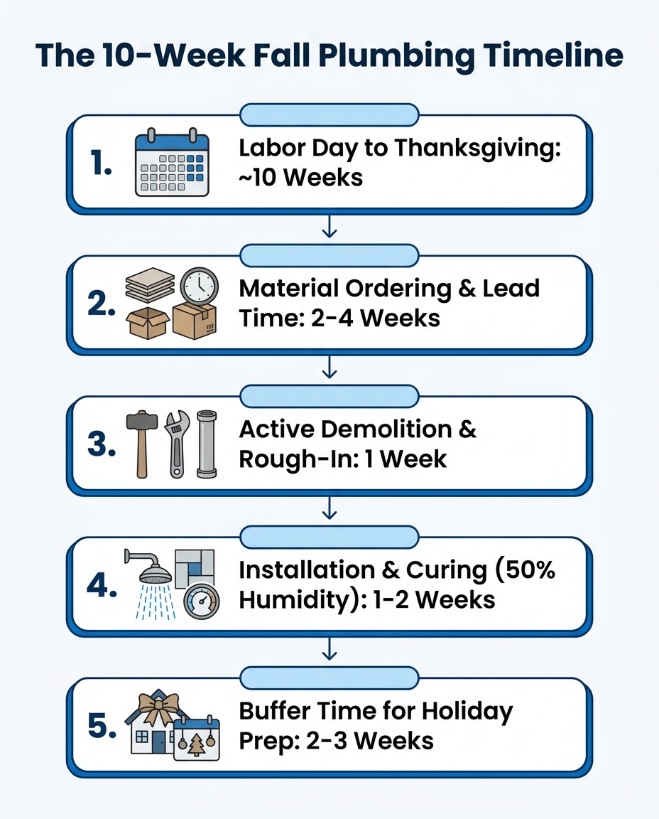 The 10-Week Fall Plumbing Timeline
