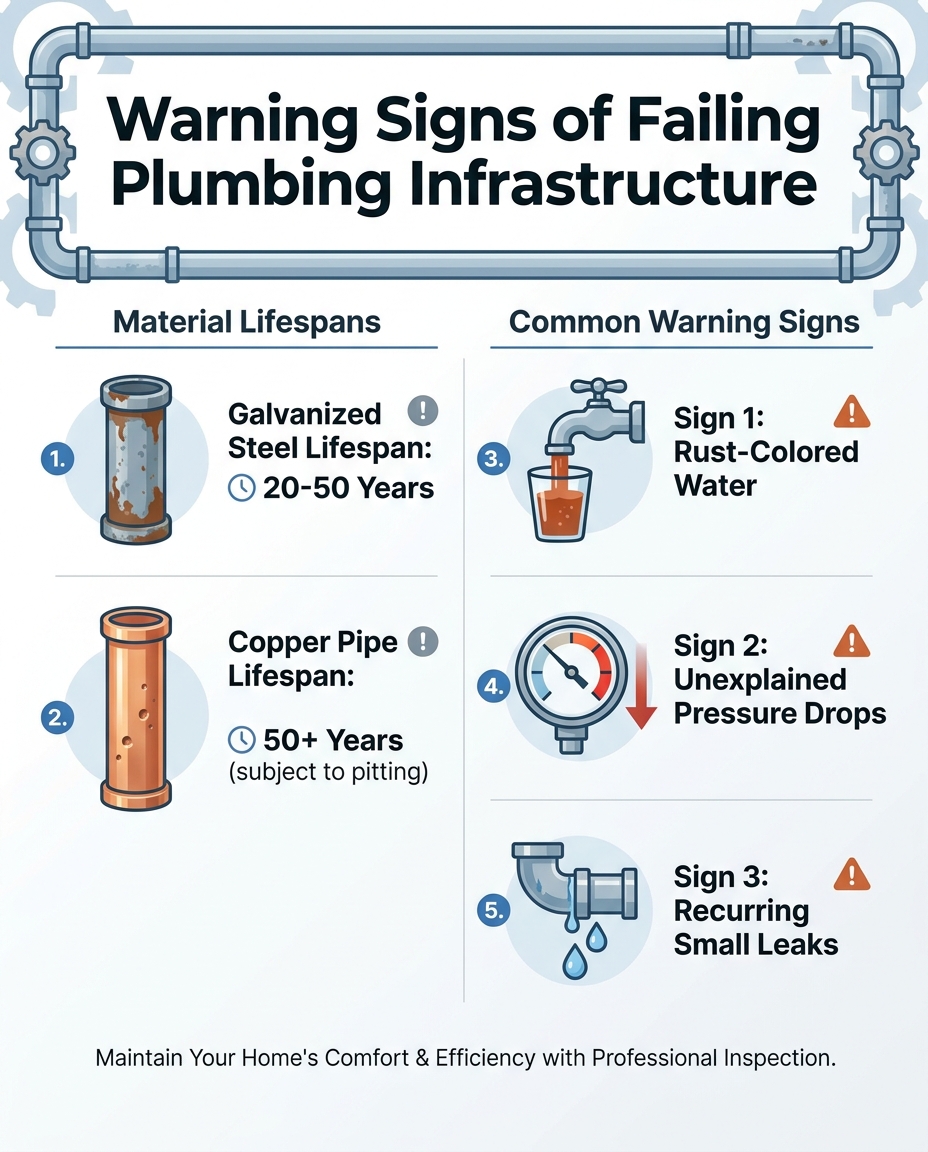 Warning Signs of Failing Plumbing Infrastructure