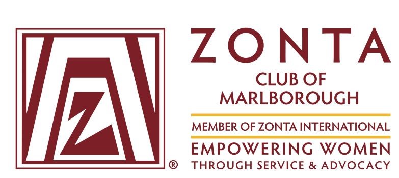 Zonta Club of Marlborough logo with tagline Empowering Women through Service and Advocacy.