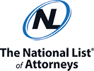 The National List of Attorneys logo with stylized letters NL inside a blue oval.